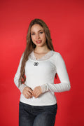 CHANEL chiffon collar blouse